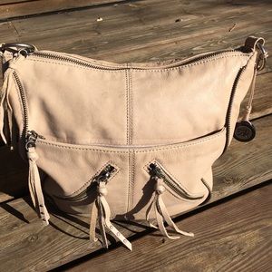 The Sak “iris” zippered purse in tan